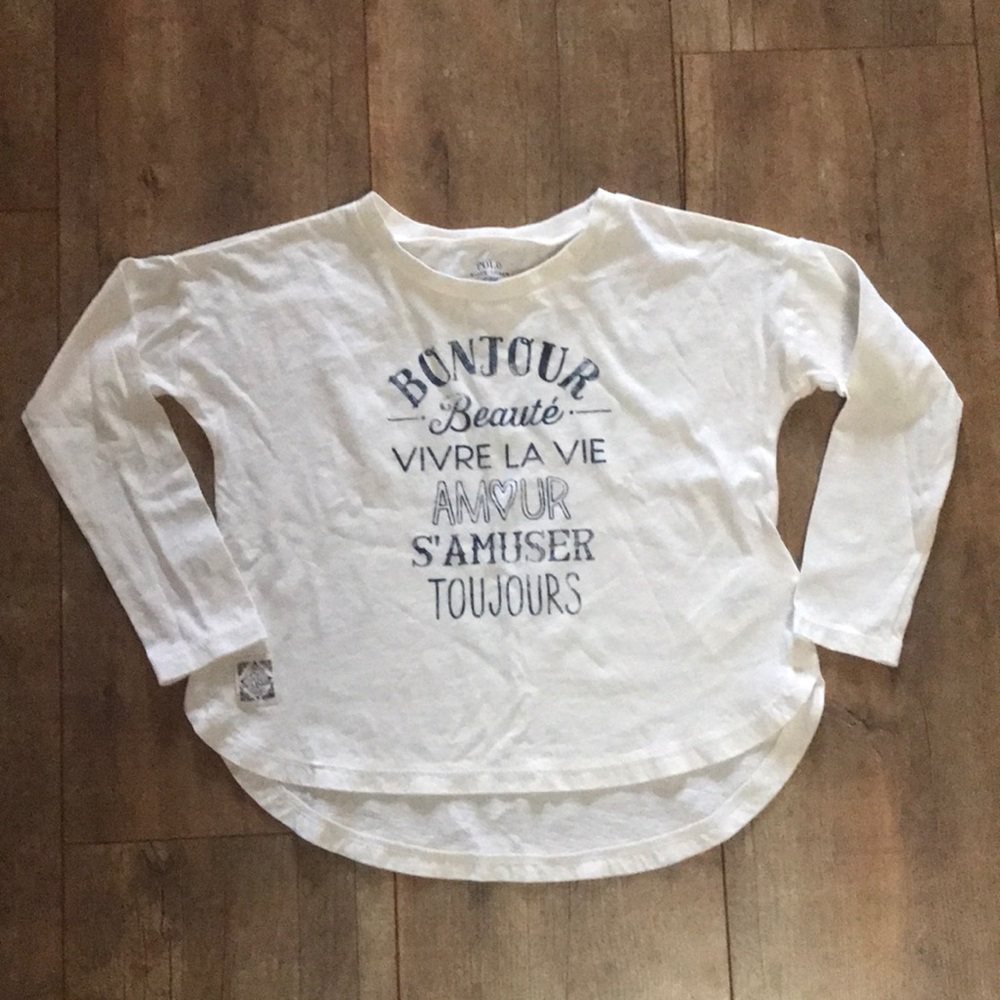 Girls Polo Ralph Lauren Dolman long sleeve